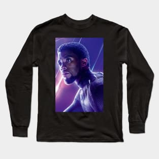 Black Panther - Chadwick Boseman Art Long Sleeve T-Shirt